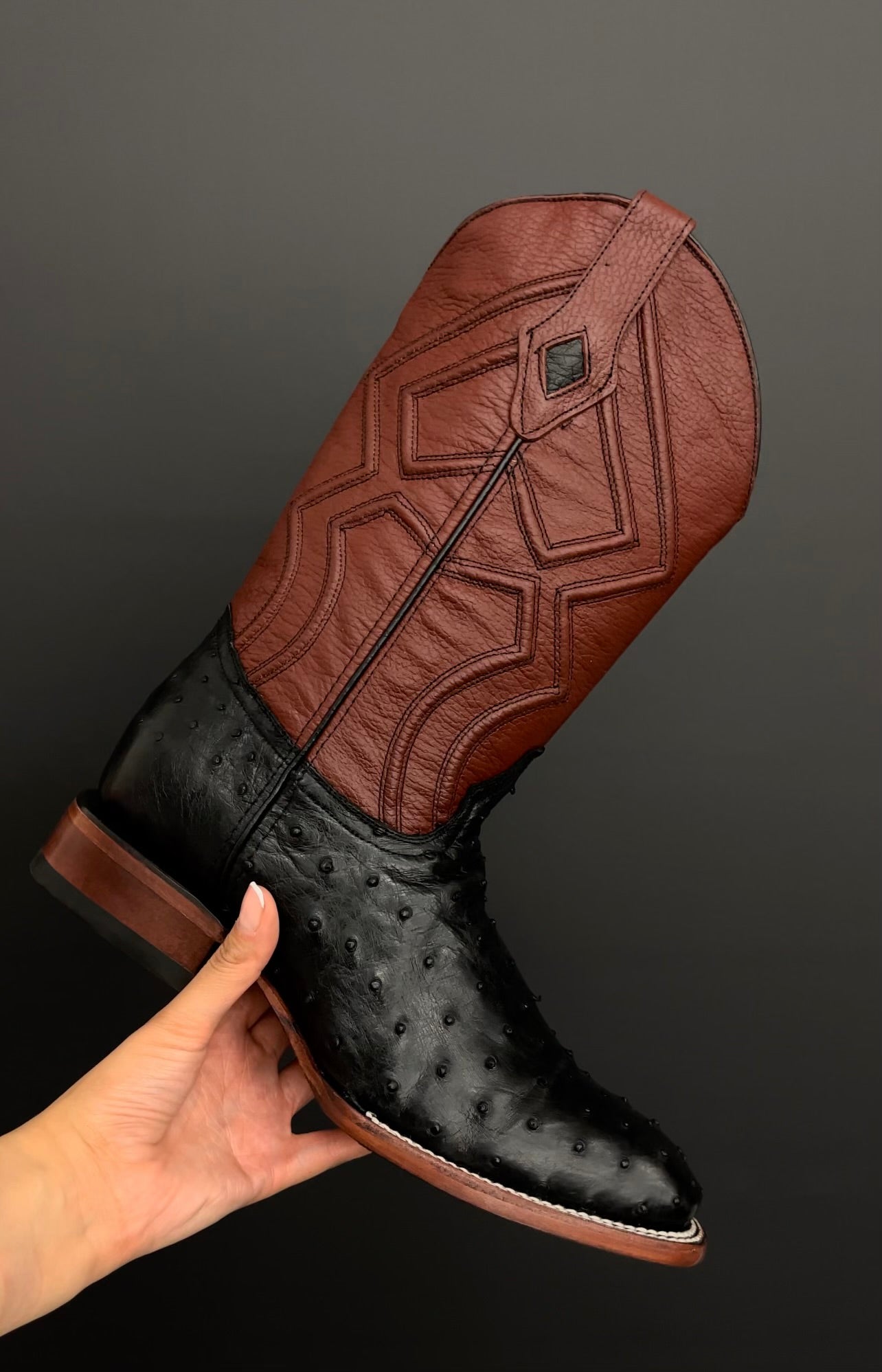 Ranchero Western Boots - Modelo "Suela Roja"