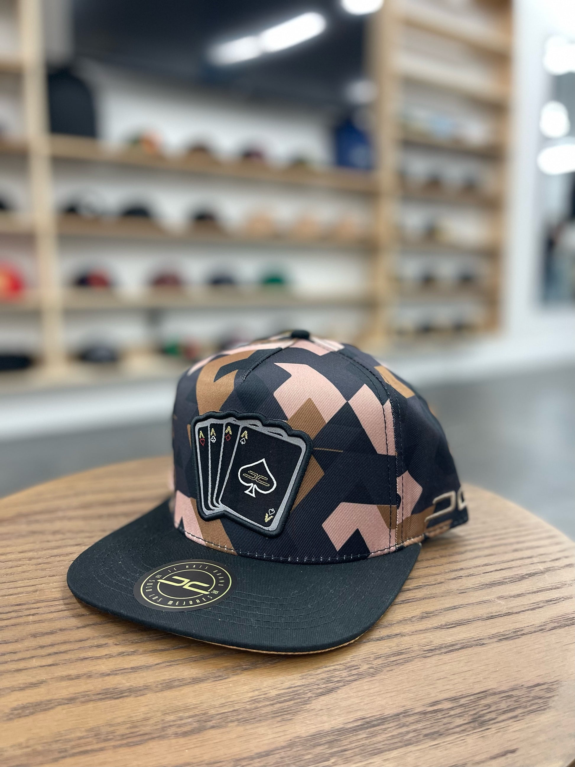 JC HATS - Poker Camo Brown