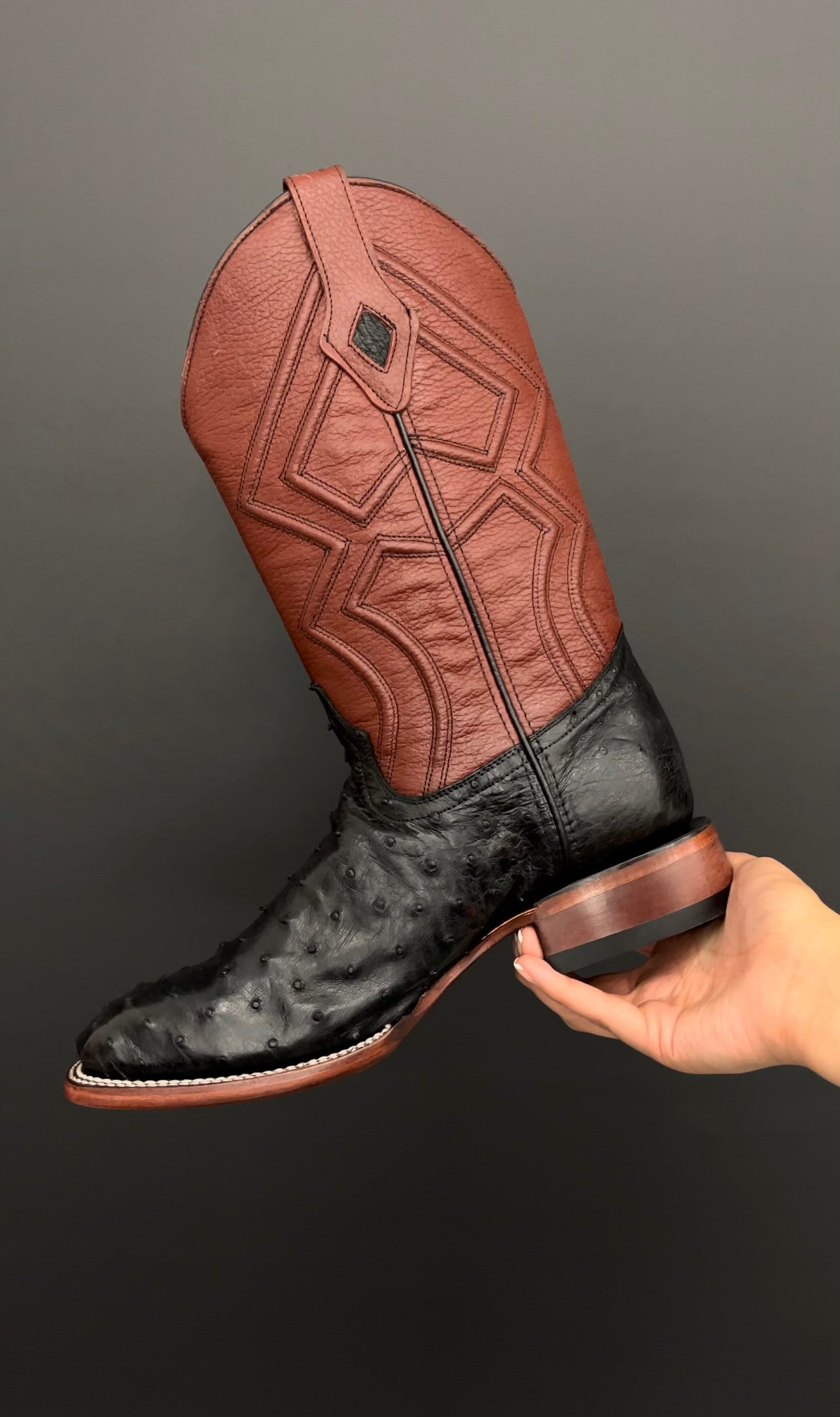 Ranchero Western Boots - Modelo "Suela Roja"