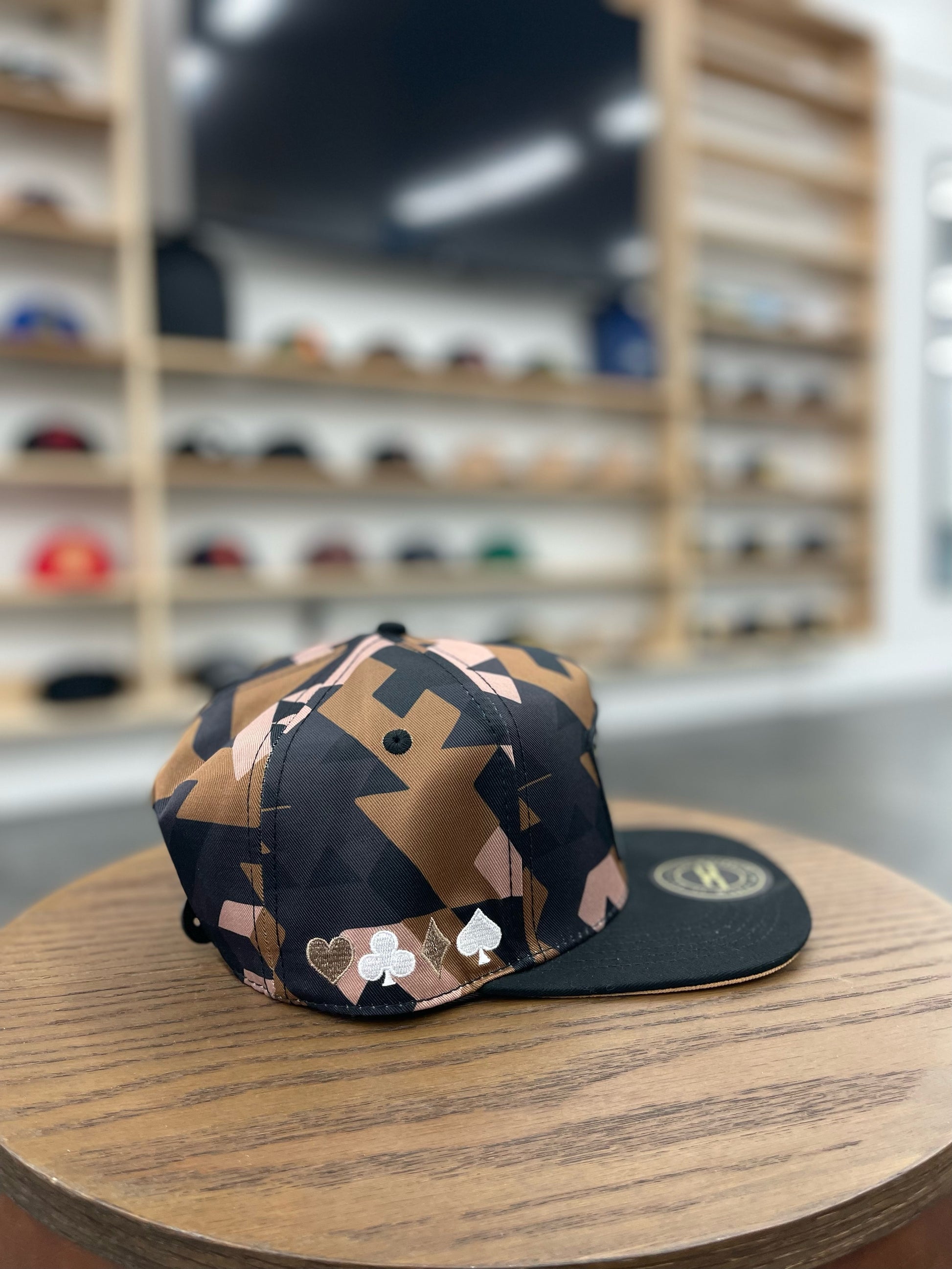 JC HATS - Poker Camo Brown