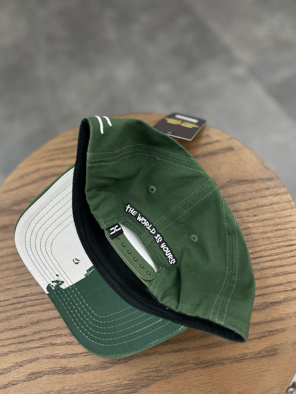 JC HATS - Tony Face Curve Green