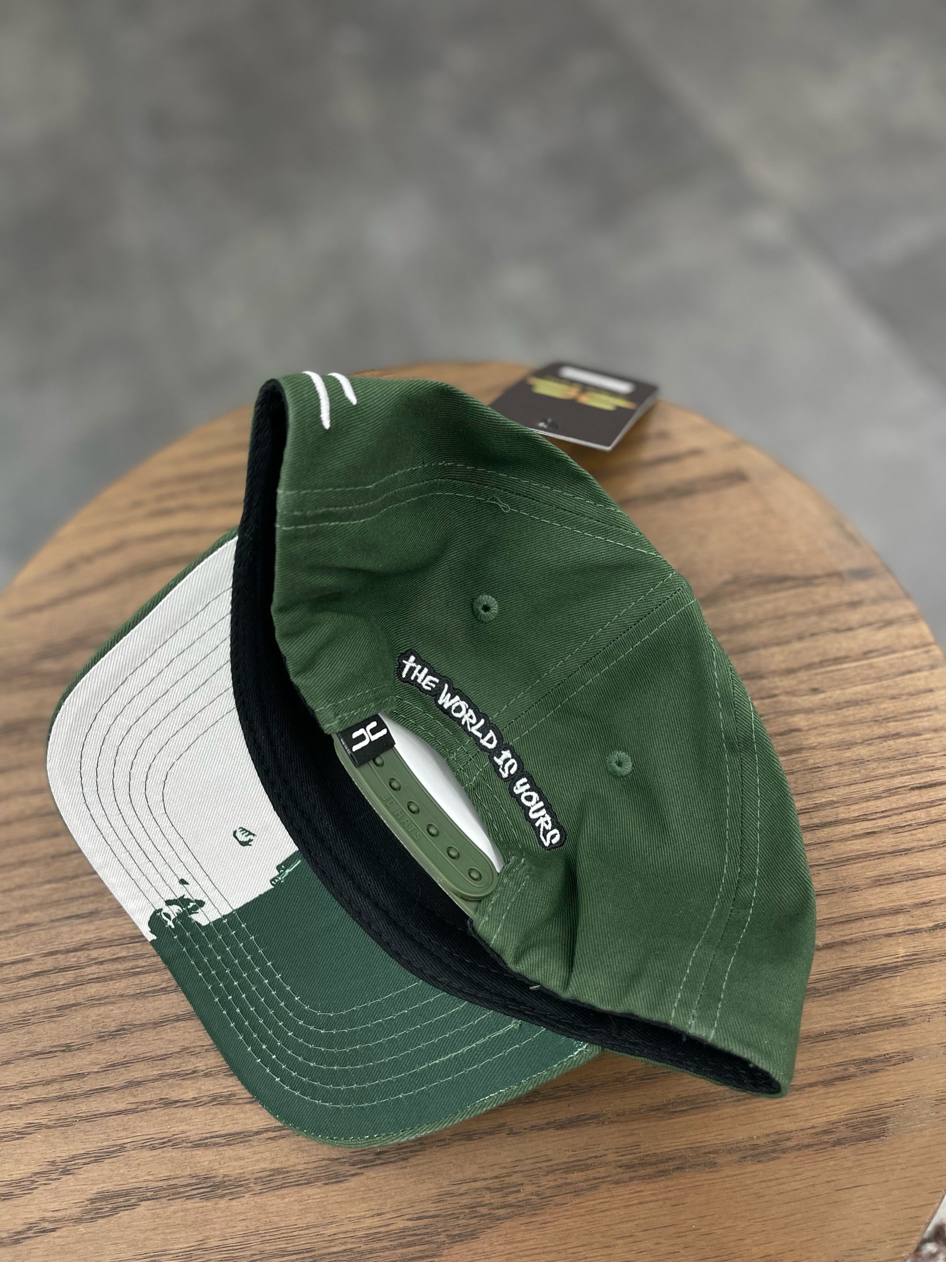 JC HATS - Tony Face Curve Green
